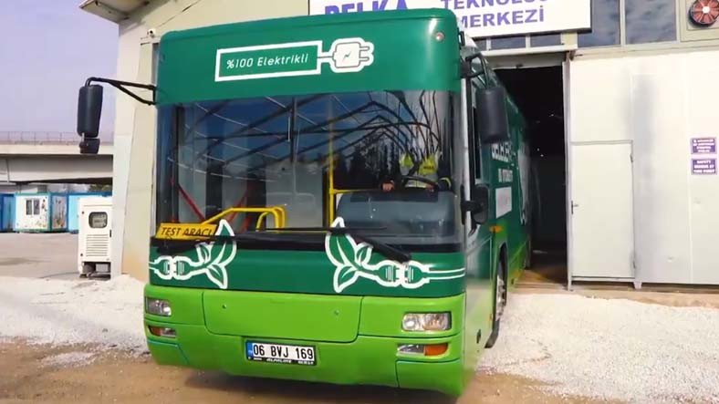 Ankara Belediyesi, Türkiye'nin İlk Dönüştürülmüş %100 Elektrikli Otobüsünü Üretti