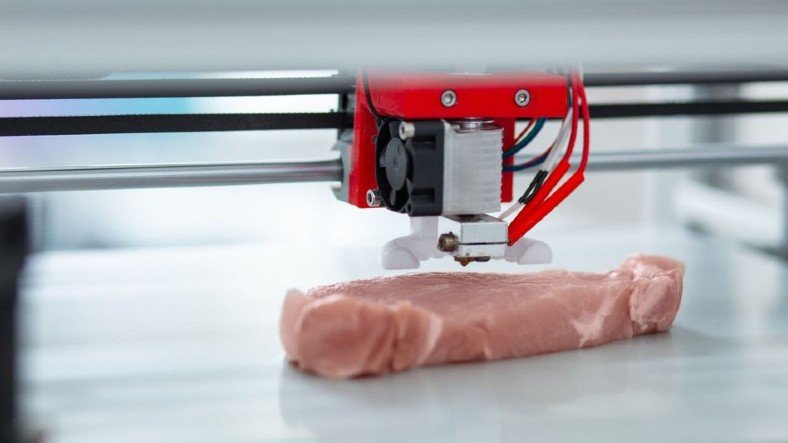 Dünyada İlk Kez Biyo 3D Yazıcı Kullanılarak Pirzola Üretildi