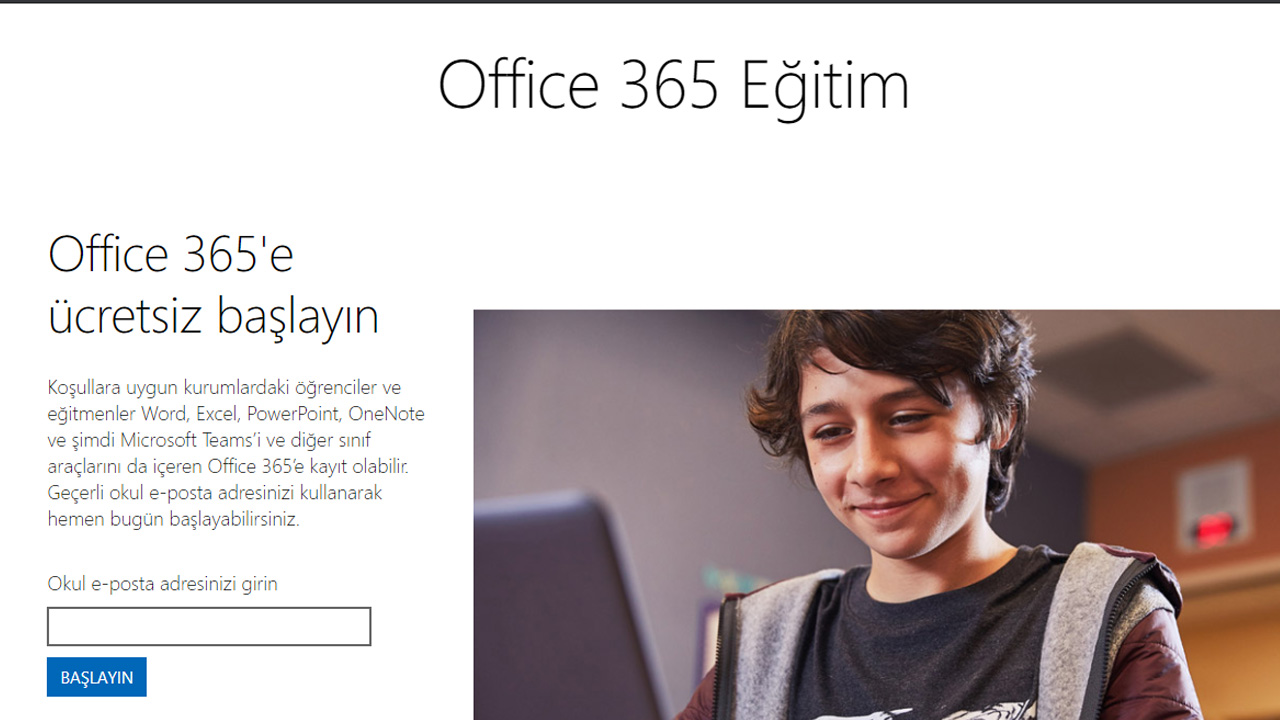 office 365 eğitim ücretsiz