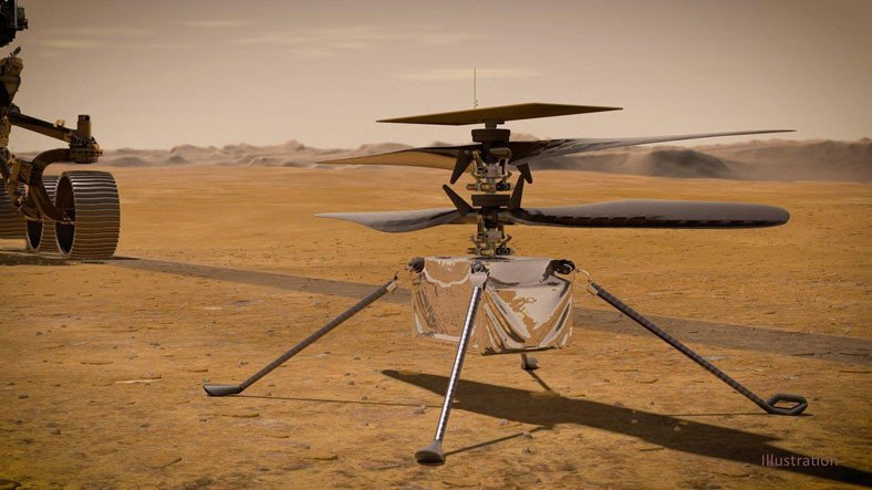 NASA'nın Mars Helikopterinden İlk Veriler Geldi: Her Şey Beklendiği Gibi Çalışıyor