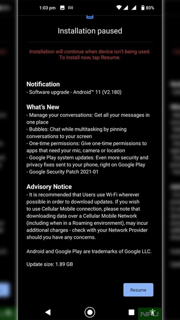 nokia 8.3 5g android 11 güncellemesi
