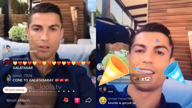 TikTok'taki Sahte Cristiano Ronaldo Hesapları, Eski Ronaldo Videolarıyla Canlı Yayın Açarak Bağış Topladı