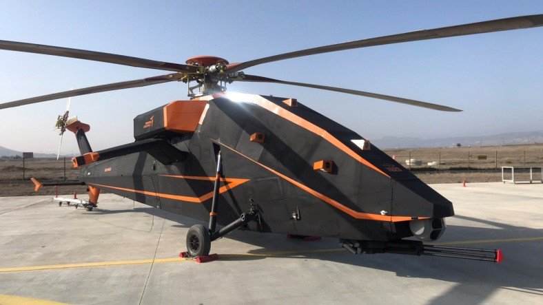 TUSAŞ'ın Elektrikli ve İnsansız Taarruz Helikopterinden İlk Görüntüler Geldi