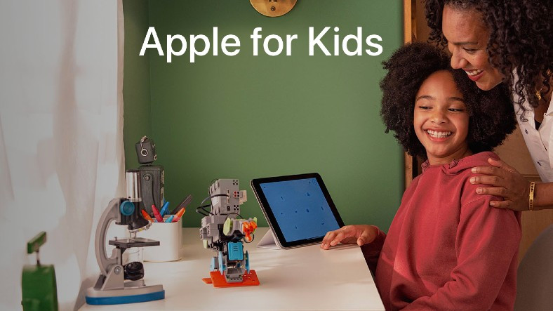 Apple, Ebeveyn ve Çocuk Odaklı 'Apple for Kids' Özelliğini Yayınladı