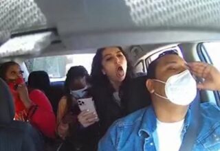 Bindiği Uber Aracında Maske Takmayı Reddedip, Sürücünün Üzerine Öksüren Kadın Tutuklandı