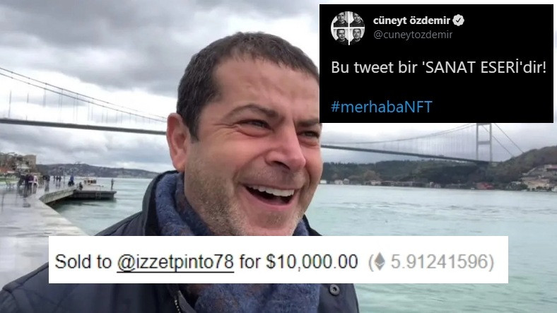 Cüneyt Özdemir'in Tweeti, Bir Kişi Tarafından 10 Bin Dolara Satın Alındı