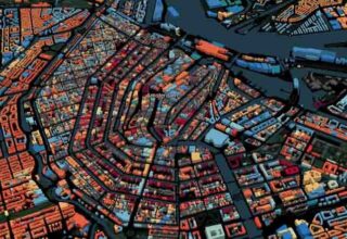 ‘Kitleyen’ Sitelerde Bugün: Hollanda’daki Binaları Yaşlarına Göre Renklendiren Harita