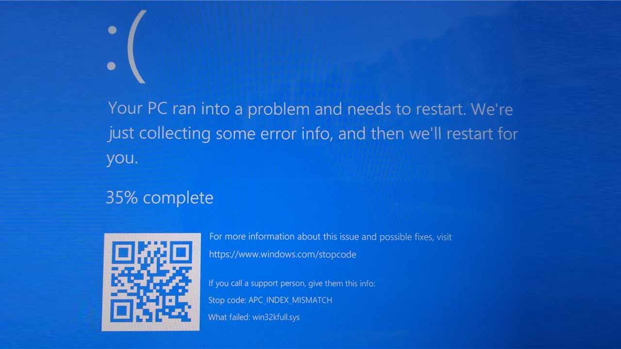 Windows 10 mavi ekran sorunu