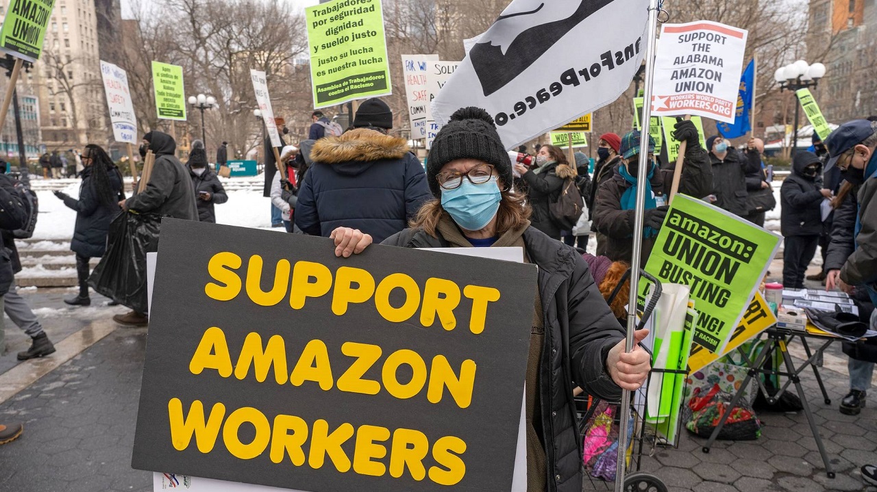 Amazon çalışanları sendikalaşma