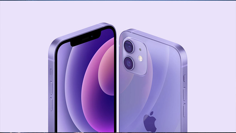 Apple, iPhone 12 ve 12 mini İçin Mor Renk Seçeneğini Tanıttı