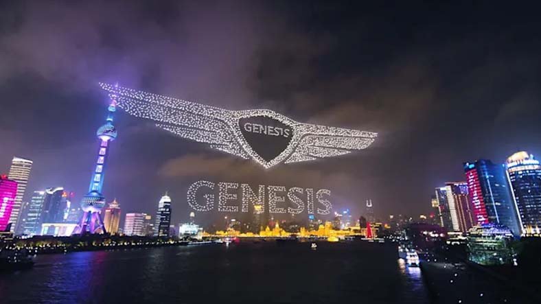 Genesis, 3.281 Drone Kullanarak Yaptığı Bir Tanıtımla Dünya Rekoru Kırdı