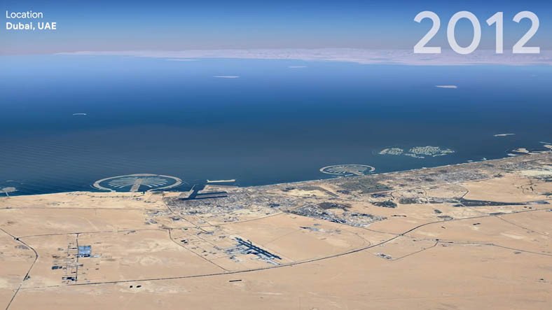 Google Earth, Bir Yerin 37 Yıllık Değişimini Gösteren 'Timelapse' Moduna Kavuştu