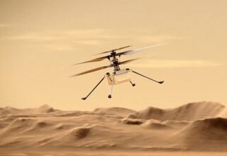 NASA, Mars Helikopteri Ingenuity’nin 50 Metre Uzağa Uçup Geri Geldiği Videoyu Paylaştı
