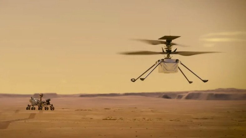 NASA'nın Mars Helikopteri Ingenuity, İlk Uçuşunu Gerçekleştiriyor [Canlı]