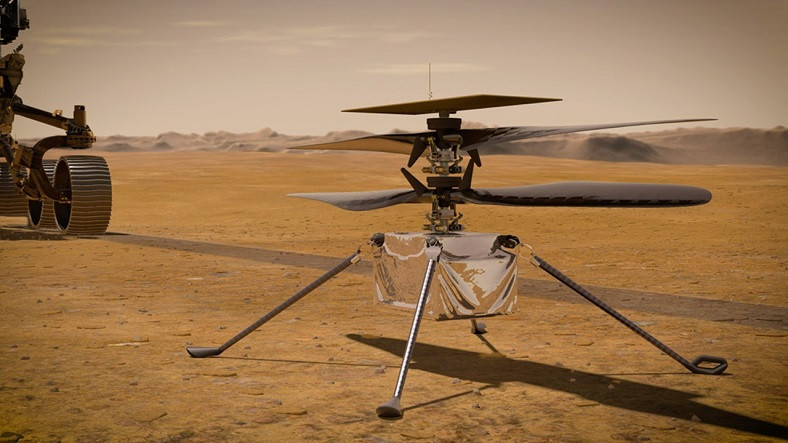 NASA'nın Mars Helikopteri Ingenuity'nin İlk Test Uçuşu Ertelendi