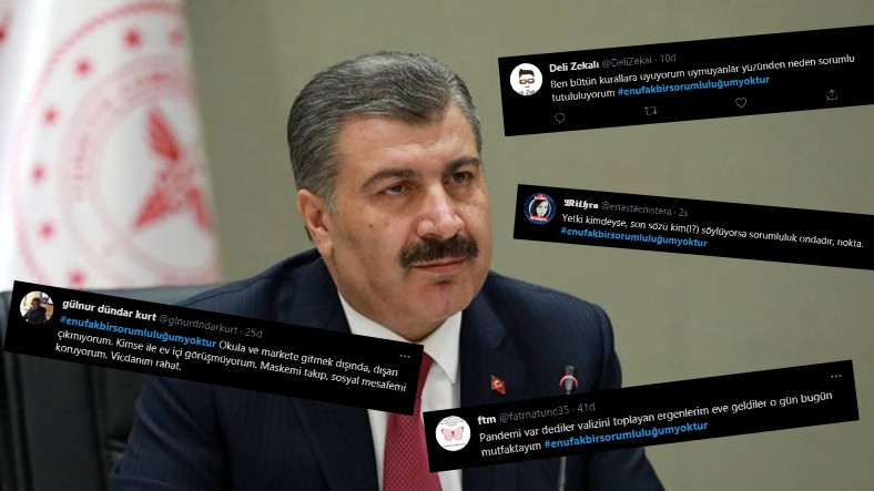 Sağlık Bakanı'nın 'Sorumlu Biziz, 84 Milyon' Demesine Sosyal Medyadan Gelen Tepkiler