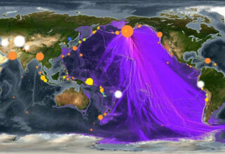 Son 120 Yılda Gerçekleşen Tüm Depremleri ve Tsunamileri Gösteren Video
