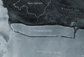 Antarktika’da Dev Bir Buz Parçası Koptu: Dünyanın En Büyük Buzdağı Oldu