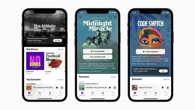 Apple, Podcasts Uygulaması İçin Abonelik ve Davet Sistemini Duyurdu