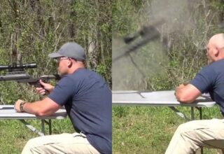 Bir YouTuber, Atış Talimi Sırasında Tüfek Yüzünde Patlayınca Ölümden Döndü [Video]