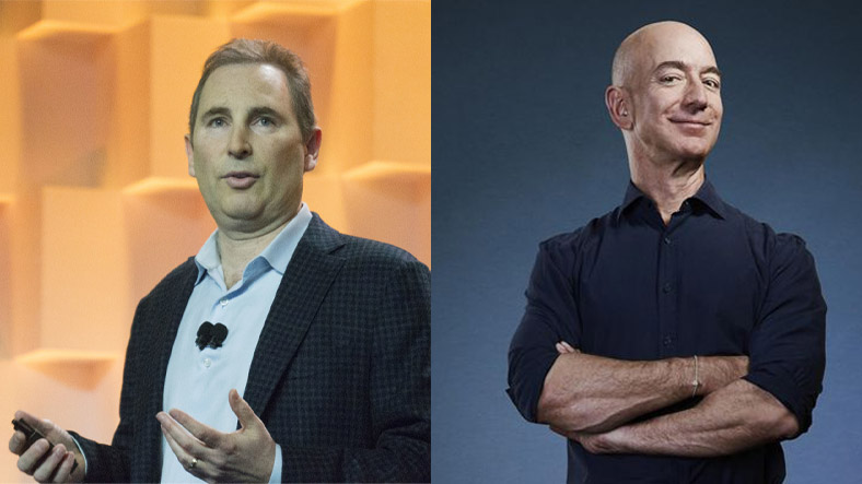Andy Jassy ve Jeff Bezos