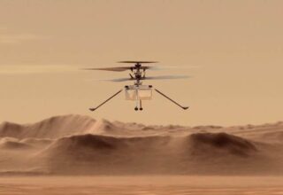 NASA, İzleyenleri Mars’ta Gibi Hissettiren Ingenuity’nin Üç Boyutlu Uçuş Videosunu Yayınladı