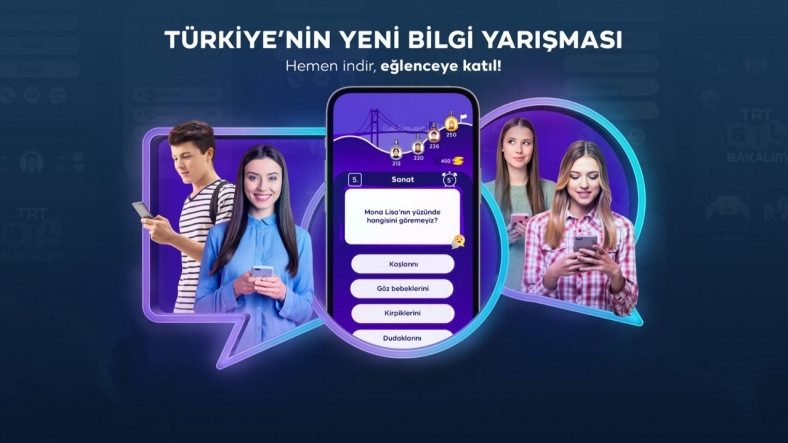 Reklamsız Mobil Bilgi Yarışması TRT Bil Bakalım, Android ve iOS İçin Yayınlandı