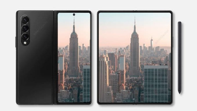 Samsung'un En Yeni Katlanabilir Telefonları Galaxy Z Fold 3 ve Galaxy Z Flip 3'ün Yeni Görselleri Ortaya Çıktı