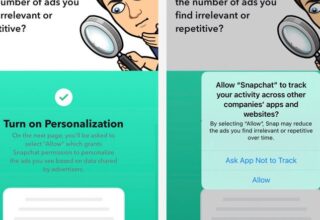Snapchat, iOS’ta Uygulama Takibi İçin Kullanıcılarından İzin Almaya Başladı