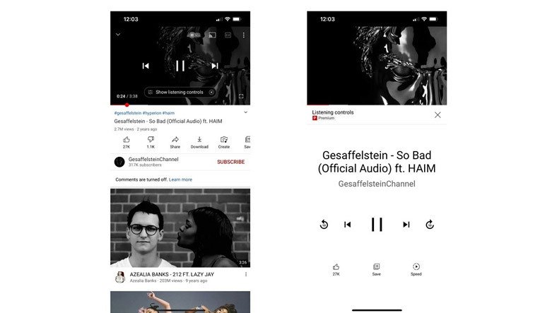 YouTube, Uygulama Üzerinden Müziklerin Kontrol Edilmesini Sağlayacak Bir Özellik Test Ediyor
