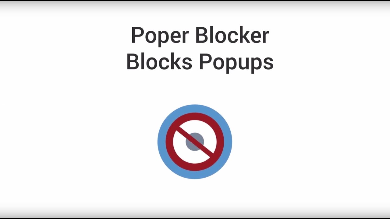 Poper Blocker