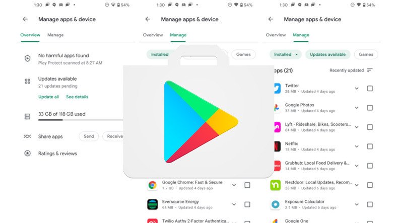 Google Play Store'un Yenilenen 'Uygulamalarım ve Oyunlarım' Kısmı Tepki Topladı