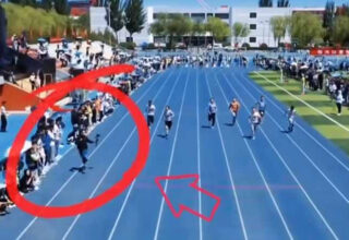 Koşu Yarışında En Az Yarışmacılar Kadar Hızlı Koşan Kameramanın Viral Olan Videosu