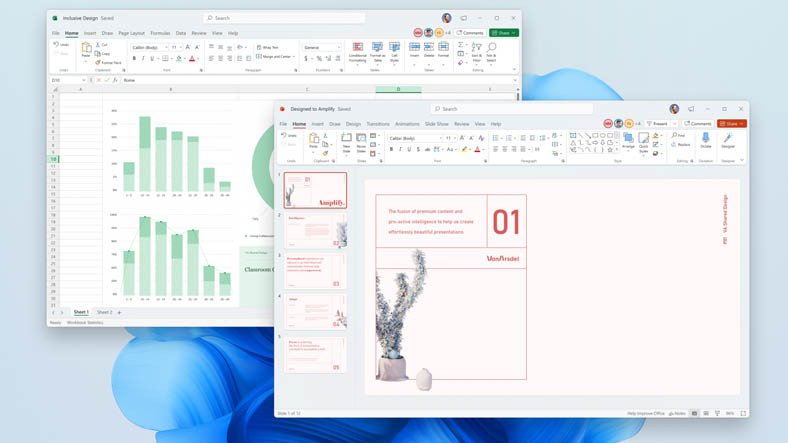 Microsoft Office'in Windows 11 Sürümü, Yeni Tasarımı ve 64 Bit Arm Desteğiyle Kullanıma Sunuldu