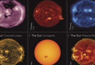 NASA’nın Birbirinden Işıltılı Güneş Fotoğrafları, ABD’de Posta Pulu Oldu