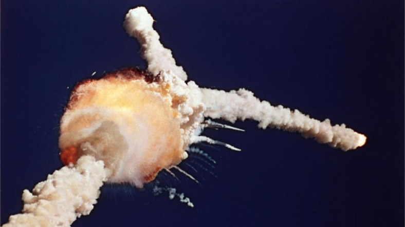 Challenger patlama anı