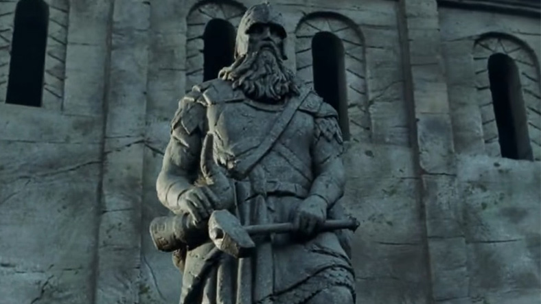 Helm Hammerhand heykeli