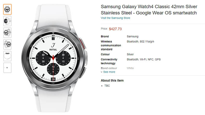 Amazon Yaptı Yapacağını: Samsung Galaxy Watch 4'ün Fiyatı, Görselleri ve Çıkış Tarihi Ortaya Çıktı