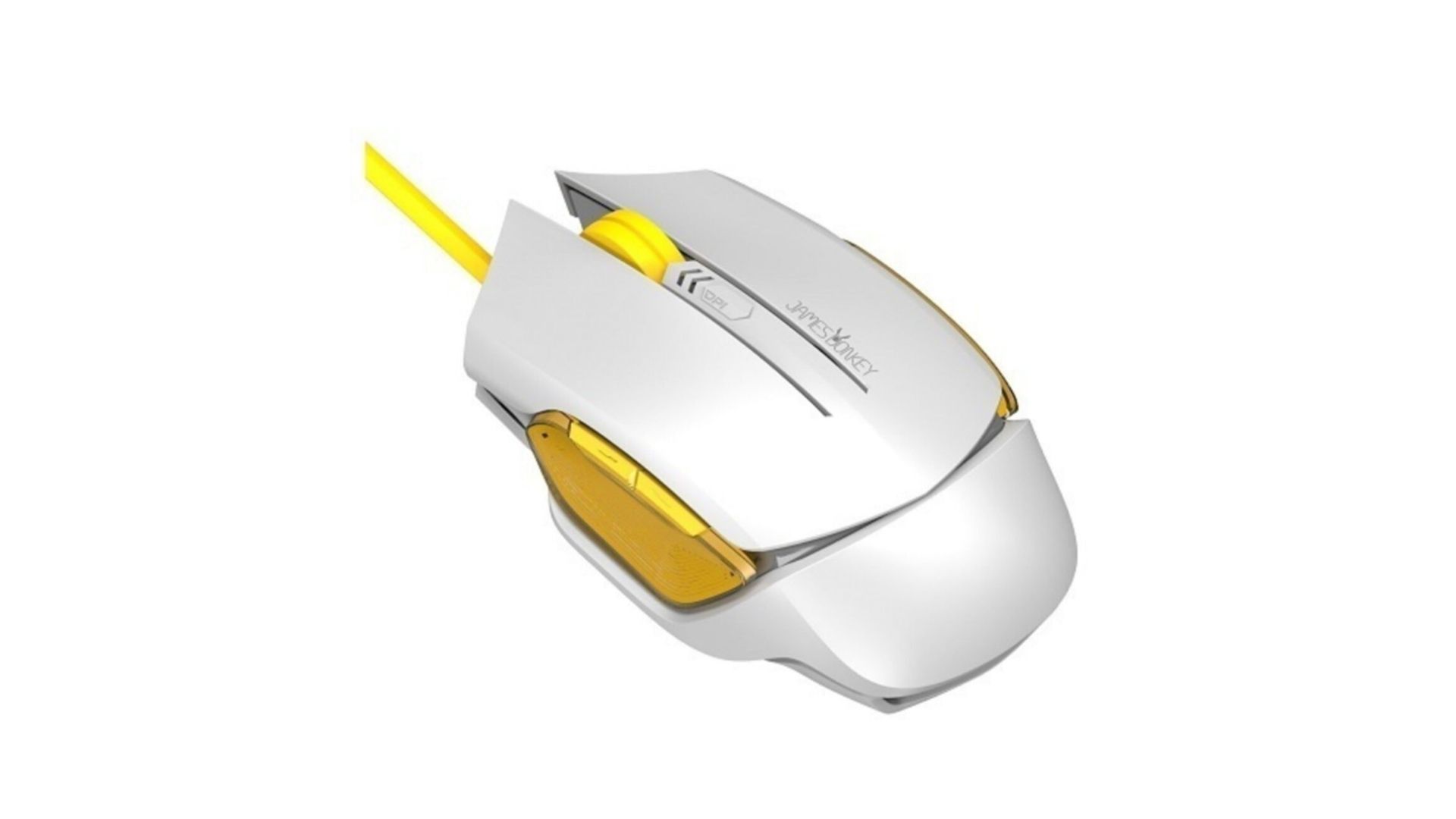 Beyaz Optik 6 Tuş 2000 Dpı Led Aydınlatmalı Usb Kablolu Gaming Mouse 