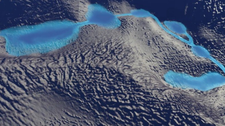 NASA, Antarktika Buzullarının Altında Yer Alan Göllerin Haritasını Çıkardı [Video]