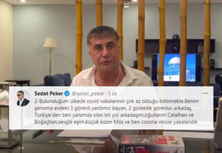 Sedat Peker, COVID-19’a Yakalandığını Açıkladı: Hastalığı Ağır Geçiriyoruz