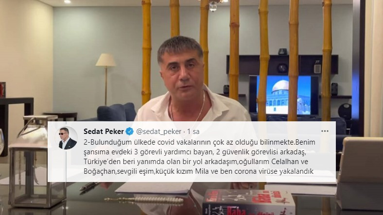 Sedat Peker, COVID-19'a Yakalandığını Açıkladı: Hastalığı Ağır Geçiriyoruz