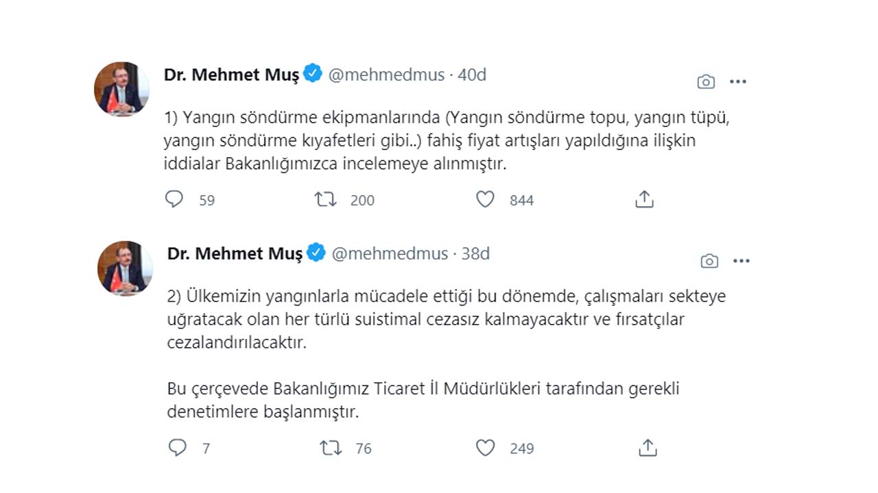 Ticaret Bakanı Mehmet Muş