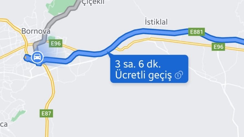 Google Haritalar'a 