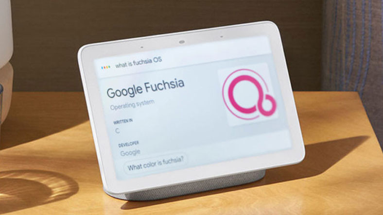 Google Yeni İşletim Sistemi Fuchsia OS'u, Sessiz Sedasız Bazı Cihazlara Yüklemeye Başladı