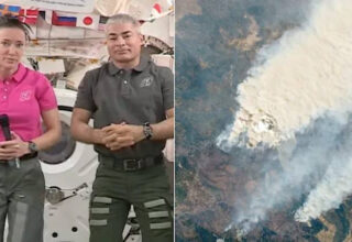 NASA Astronotundan İklim Değişikliği Açıklaması: Yangınları Yukarıdan İzlemek Çok Üzücü