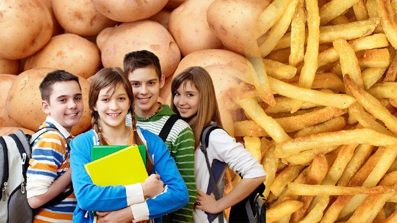 Patates Tüketen Gençlerin Beslenmelerinin Daha Sağlıklı Olduğu Açıklandı