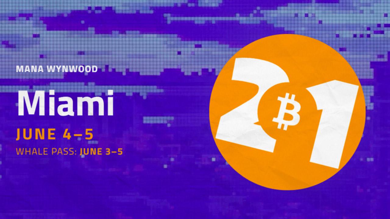 Bitcoin 2021 Miami afişi