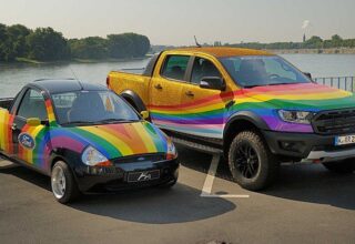 Ford, Homofobiklere Karşı Makyajlı Arabası ’Aşırı Gay Raptor’ı Duyurdu