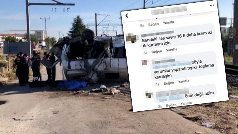 Tekirdağ'daki Tren Kazasının Ardından 'Bendeki Leş Sayısı 16' Şeklinde Paylaşım Yapan Makinist Hakkında Soruşturma Başlatıldı